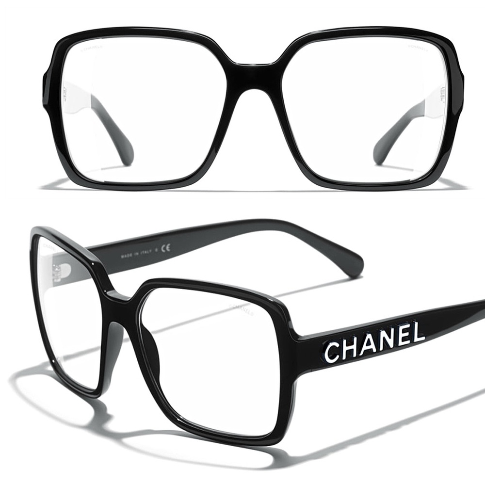 CHANEL Acetate Square Protective Screen Eyewear Model 5408 - Picture 5 of 15